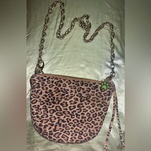 Chi Chi Couture Leopard Leather Event Bag